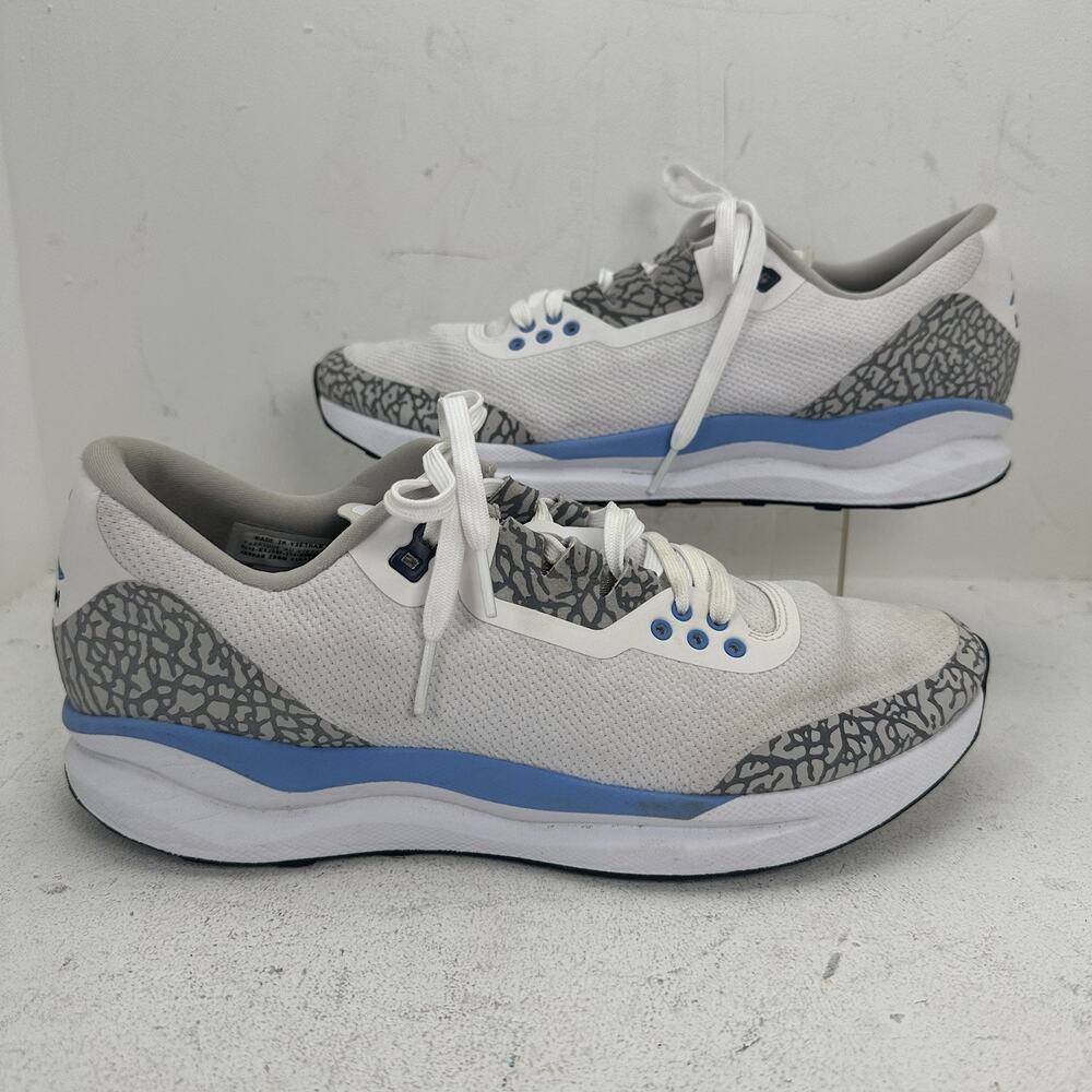 Nike Air Jordan Zoom Tenacity 88 UNC Tar Heels NCAA White Men's Size 11.5